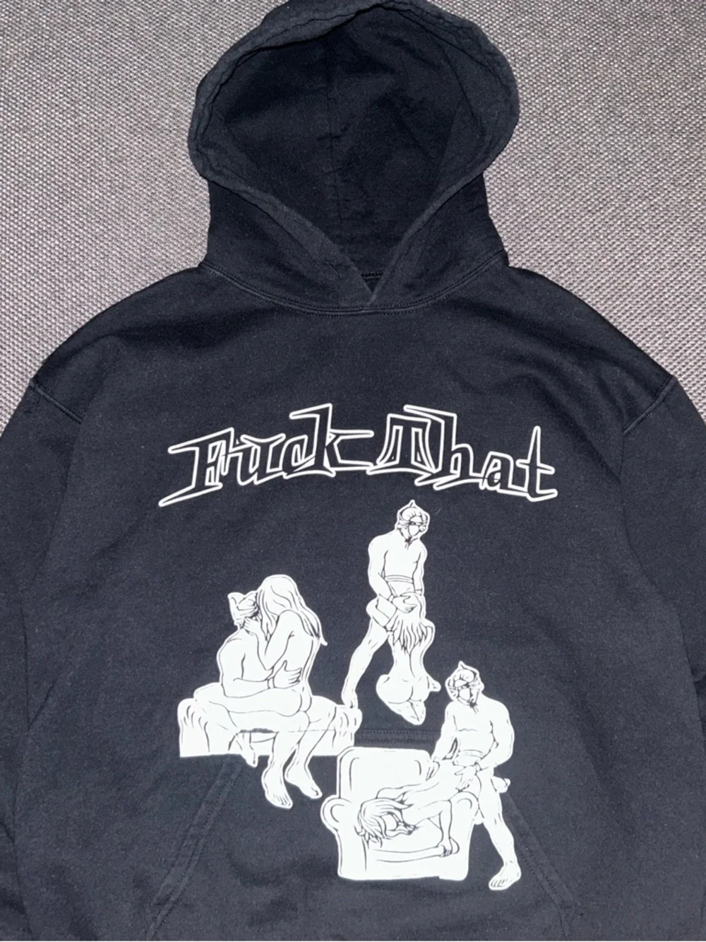 Rare FTP Obscure Sex Black Pullover Hoodie
